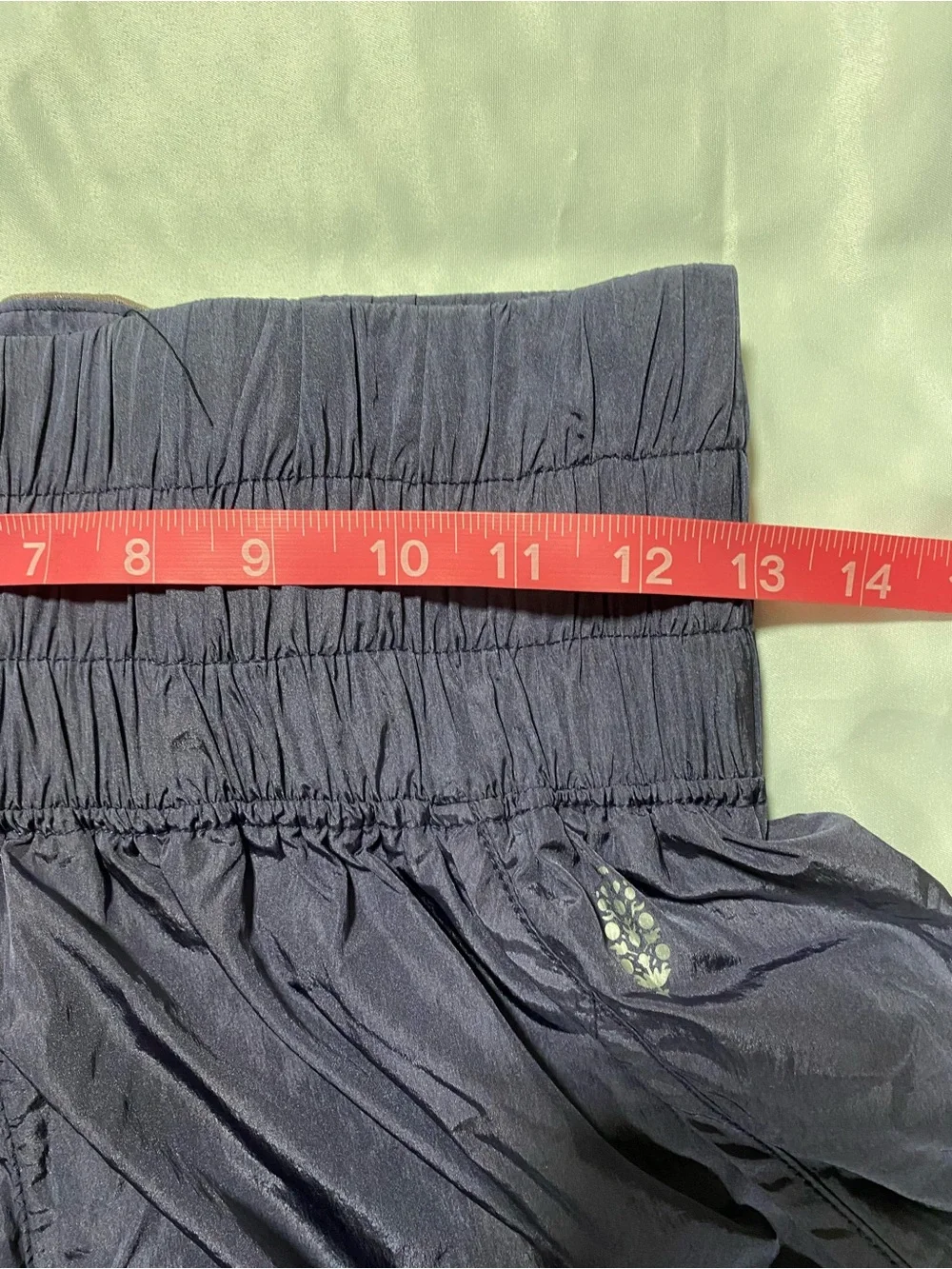 Free People Movement Smocked Waist Navy Athletic Shorts